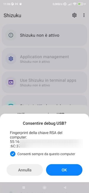 Shizuku: privilegi più elevati in Android senza root
