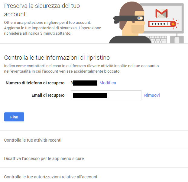 Sicurezza account Google: come proteggersi dagli attacchi