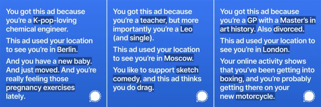 Guardate l'intelligente campagna pubblicitaria di Signal. Perché Facebook l'ha bloccata?