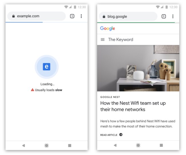 Chrome indicherà i siti web lenti nella sua interfaccia