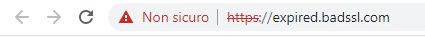 Sito non sicuro in Chrome: cosa fare