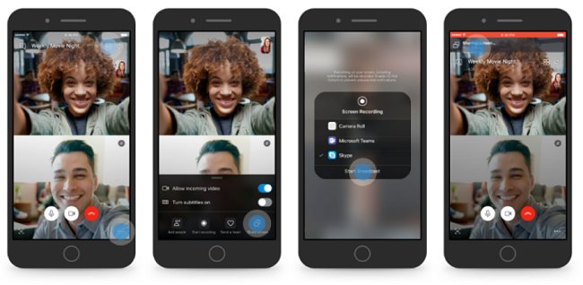 Skype porta la condivisione dello schermo sui dispositivi Android e iOS
