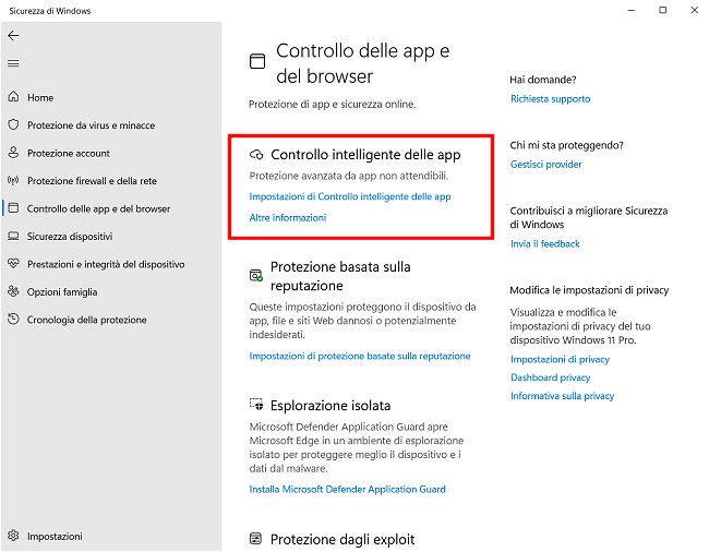 Windows 11 Smart App Control: cos'è e come funziona