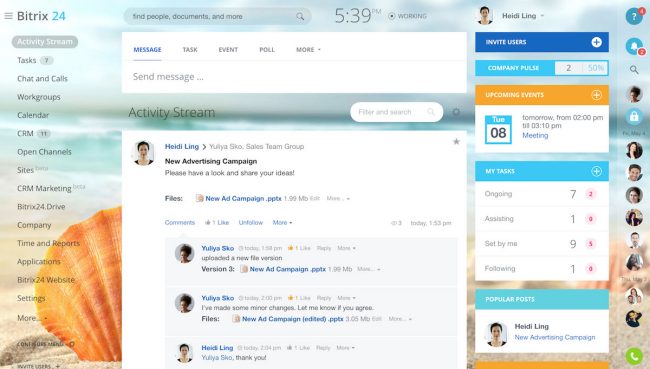 Bitrix24: smart working e lavoro in team senza limitazioni fino alla fine dell'emergenza Coronavirus
