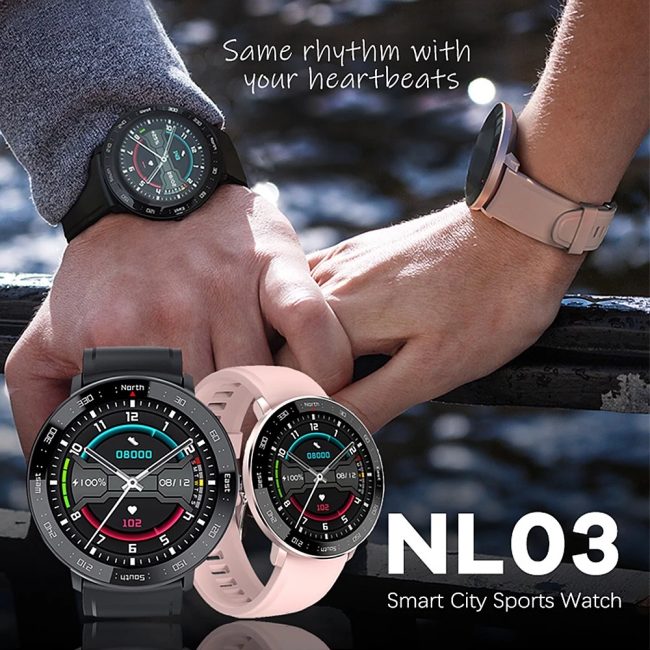 Smartwatch North Edge NL03: misura anche frequenza cardiaca e pressione sanguigna