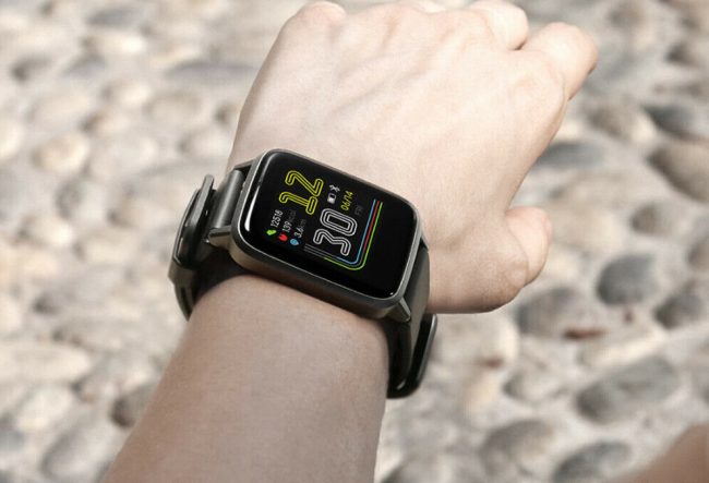 Smartwatch Xiaomi Haylou LS01 impermeabile con batteria a lunga durata in offerta speciale
