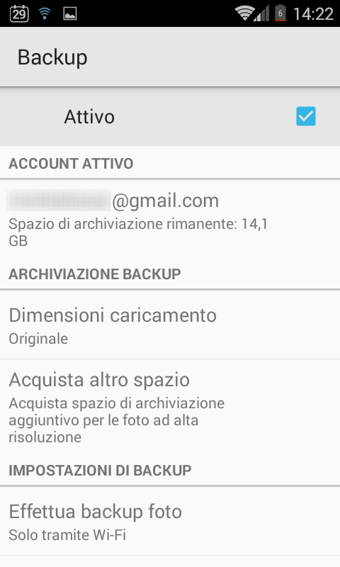 Spazio di archiviazione esaurito su Android, come risolvere