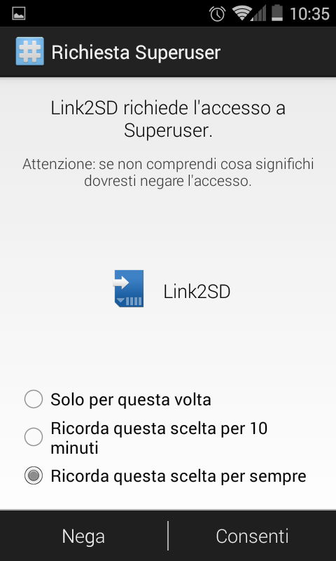 Risolvere l'errore Spazio insufficiente sul dispositivo Android