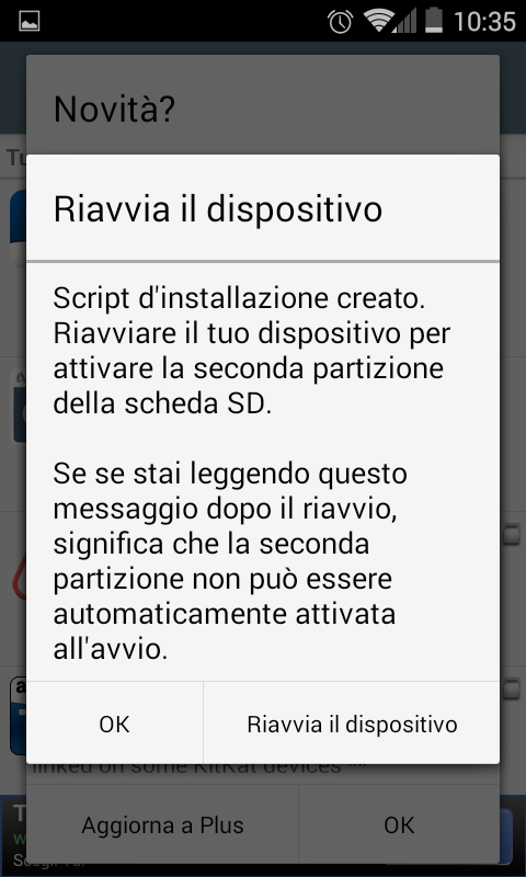 Risolvere l'errore Spazio insufficiente sul dispositivo Android