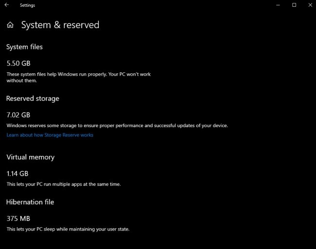 Spazio riservato in Windows 10: a breve il sistema operativo terrà per sé almeno 7 GB