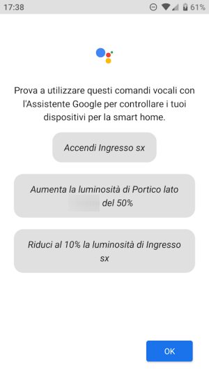 Spegnere e accendere luci a distanza con una app o con i comandi vocali