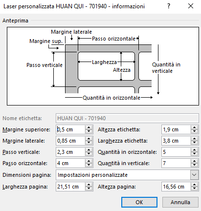 Stampa etichette veloce con Microsoft Word e LibreOffice Writer