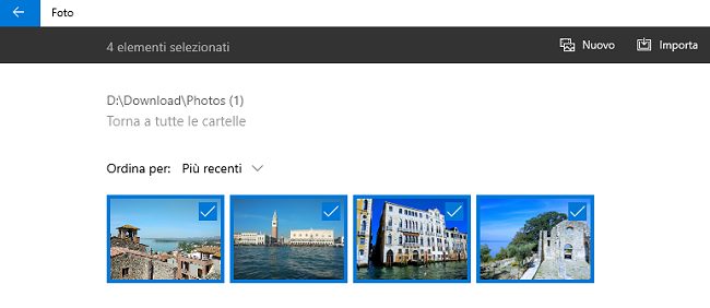 Stampa foto con Windows 10 senza usare altri programmi