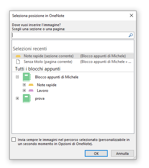 Stampa di un documento apre OneNote: come ripristinare la stampante predefinita