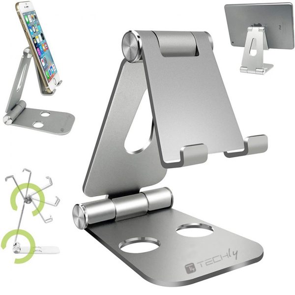 Nuovi supporti da auto e scrivania per smartphone e tablet Techly