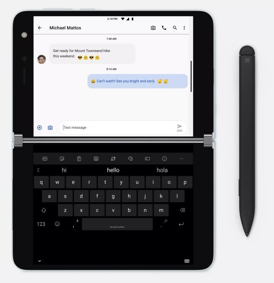 Surface Duo: lancio fissato per il 10 settembre con Android preinstallato