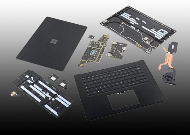 Microsoft utilizza dei magneti per rendere più semplice aprire il suo Surface Laptop 3