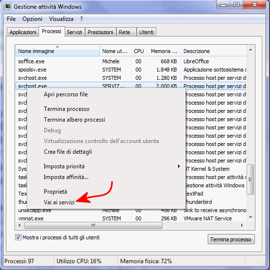 SVCHOST blocca o rallenta il PC, come capire il problema