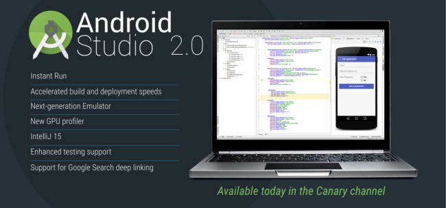 Sviluppare app Android: Studio 2.0 vicino alla versione finale