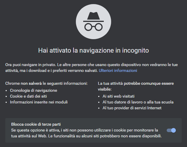 Svuotare cache Chrome: le scorciatoie