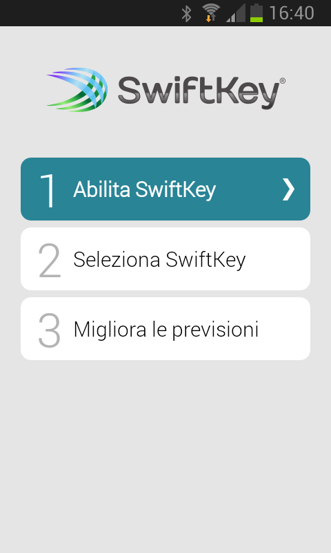 Tastiera intelligente per Android, SwiftKey gratis