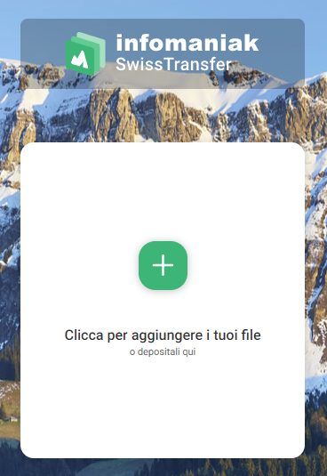 Come inviare file di grandi dimensioni con Swisstransfer