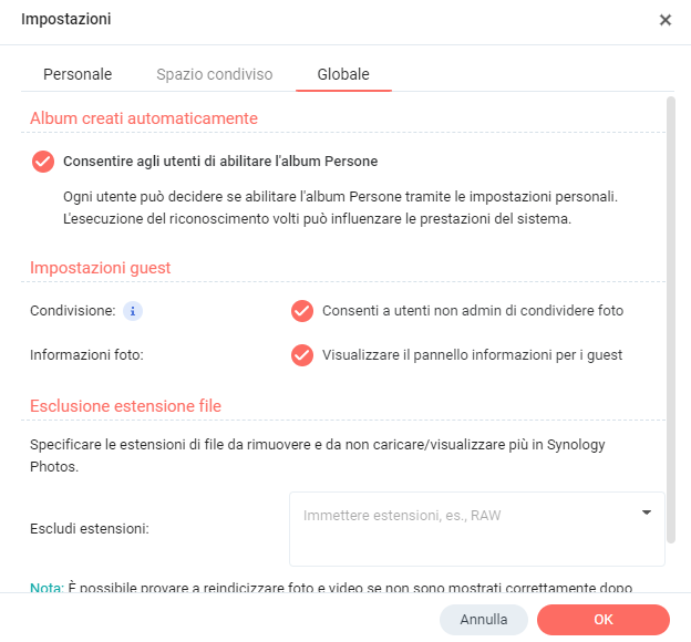 Album foto senza usare il cloud con Synology Photos