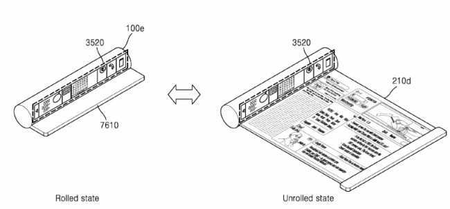 Samsung pensa al tablet ripiegabile su se stesso