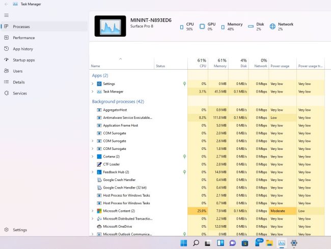 Windows 11, arriva il nuovo Task Manager