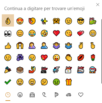 Tastiera emoji in Windows 10: cos'è e come funziona