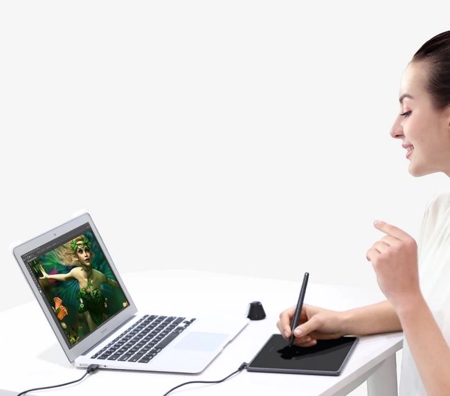Tavoletta grafica economica e di qualità: Huion Inspiroy H430P scontata a 31 euro circa