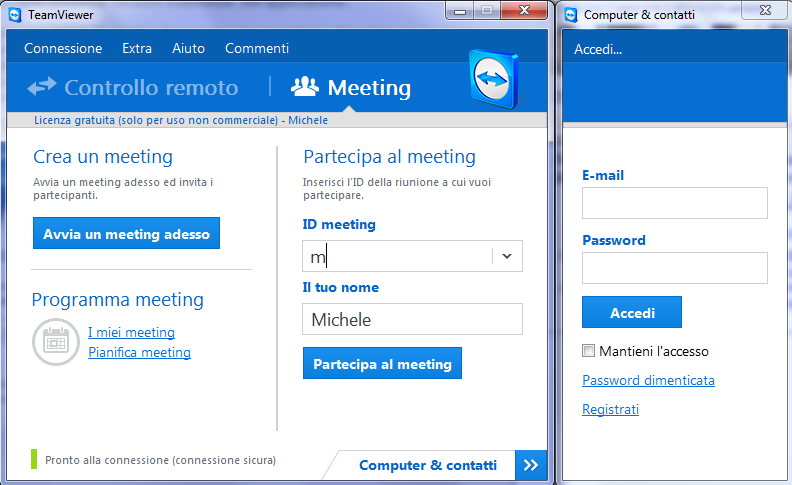 Controllo remoto di pc: gestione remota con TeamViewer 9.0