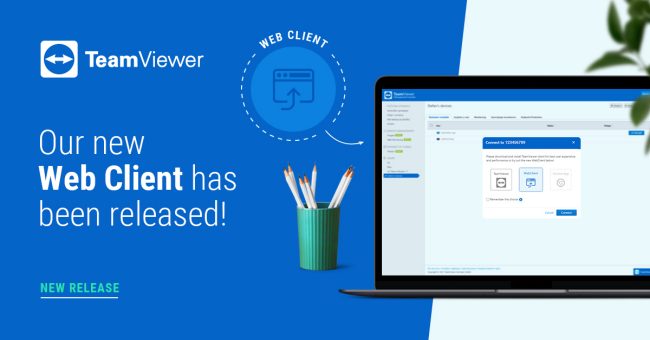 TeamViewer permette di gestire i sistemi a distanza anche via Web