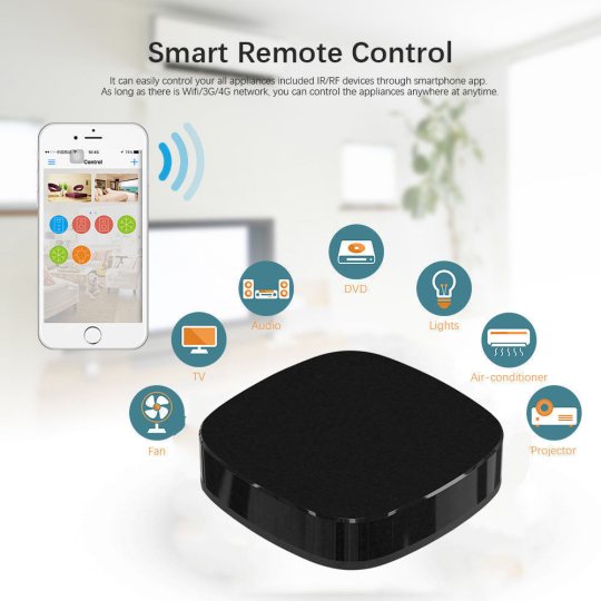 Telecomando IR WiFi permette di controllare da remoto qualunque dispositivo o gestirlo con i comandi vocali