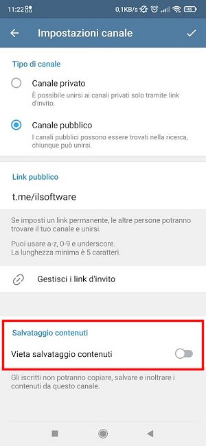 Telegram: nuova protezione per i contenuti pubblicati su gruppi e canali