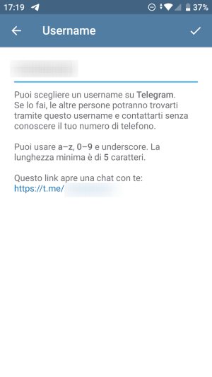 Usare Telegram senza condividere il numero di telefono