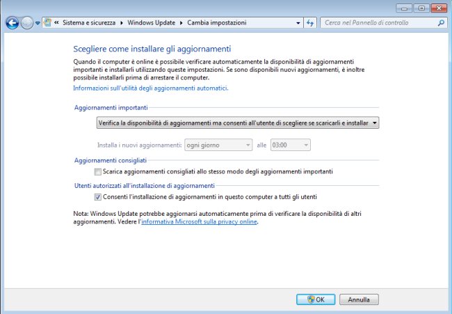 Microsoft introduce, di nuovo, la telemetria in Windows 7