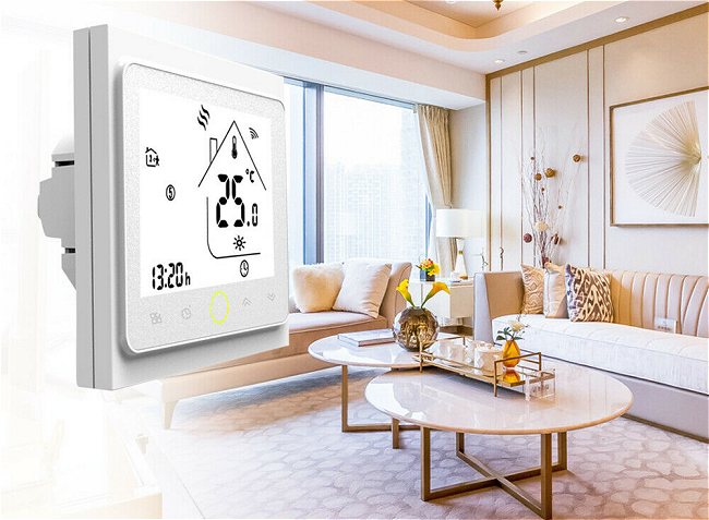 Internet delle Cose: termostato smart WiFi touch gestibile a distanza e con i comandi vocali