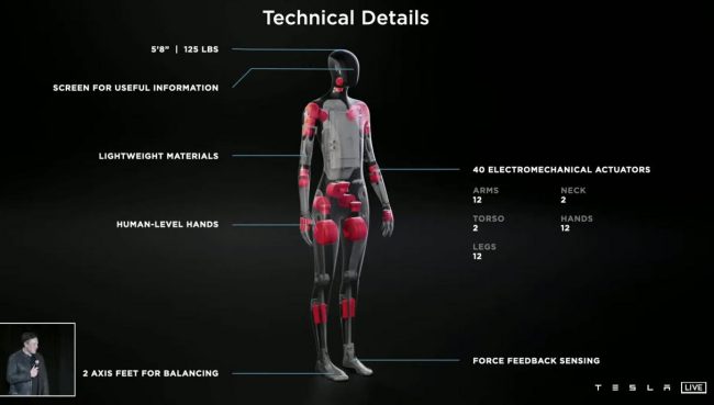 Tesla Bot: Elon Musk presenta un robot umanoide
