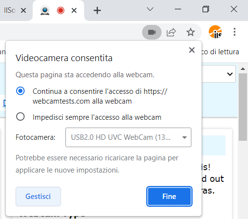Test webcam: come provare la videocamera