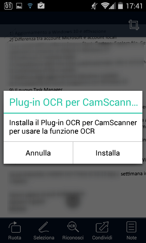 Testo da immagine con Android, ecco come fare