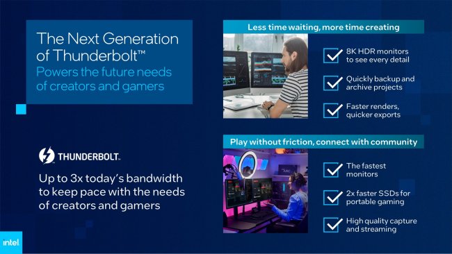 Thunderbolt: Intel presenta la nuova versione dell'interfaccia