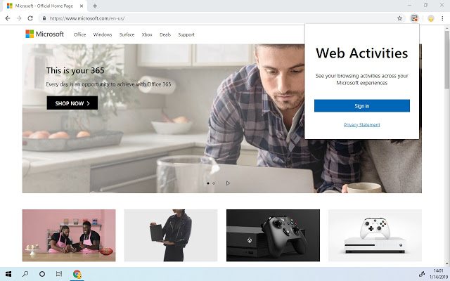 I siti web visitati con Chrome appaiono nella Timeline di Windows 10