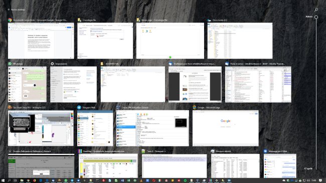 Windows 10, timeline o sequenza temporale: cos'è e come funziona