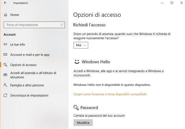 Удалить пароль Windows 10: вот как