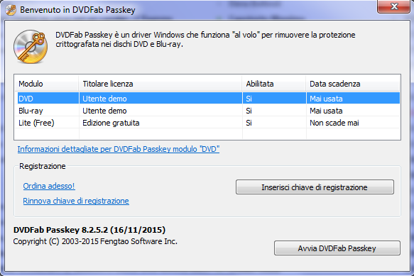 Togliere protezione DVD e Blu-Ray con DVDFab Passkey