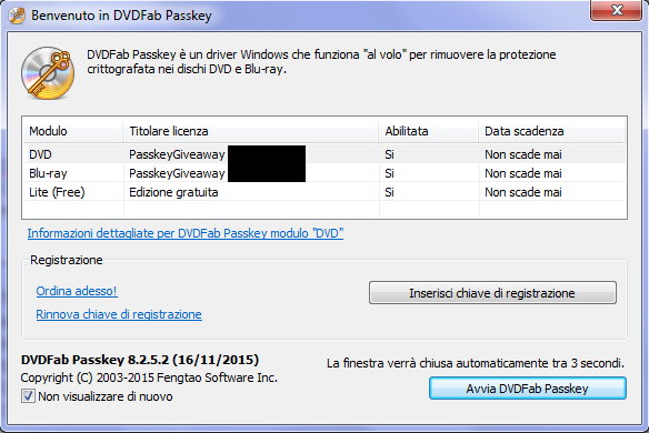 Togliere protezione DVD e Blu-Ray con DVDFab Passkey