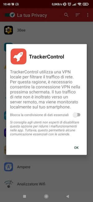 Tracker Android: bloccare le app che vi spiano