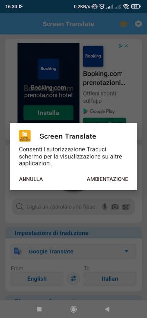 Tradurre testi in italiano nelle app Android