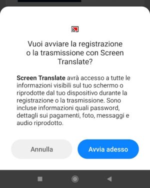Tradurre testi in italiano nelle app Android